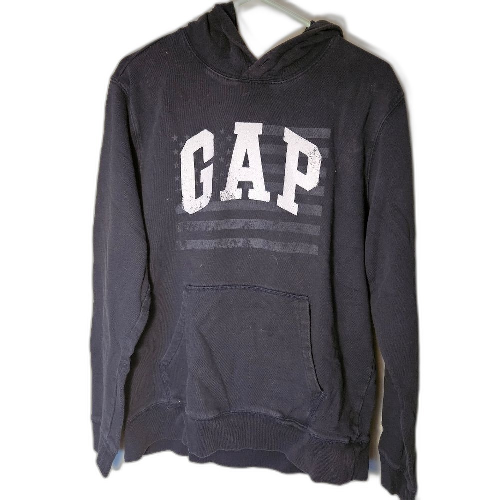 GAP Navy Hoodie Men's Large – Soft, Casual, Everyday Essential‎